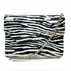 Jimmy Choo Glitter Acrylic Candy Clutch With Chain